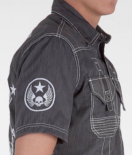 Сорочка з коротким рукавом Affliction Metal Mercy оригінал